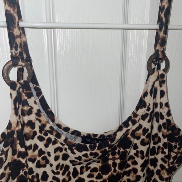 Derek Heart Cheetah Midi Dress - Picture 2 of 3